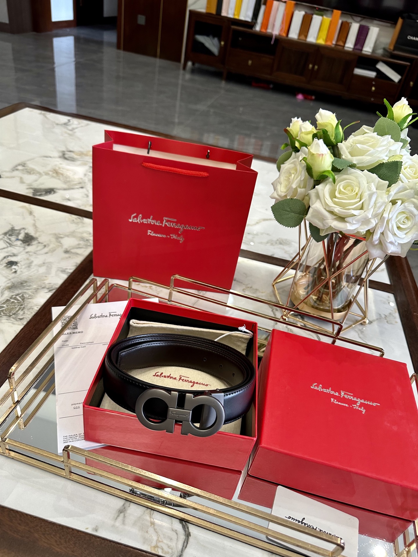 Ferragamo belt model 27